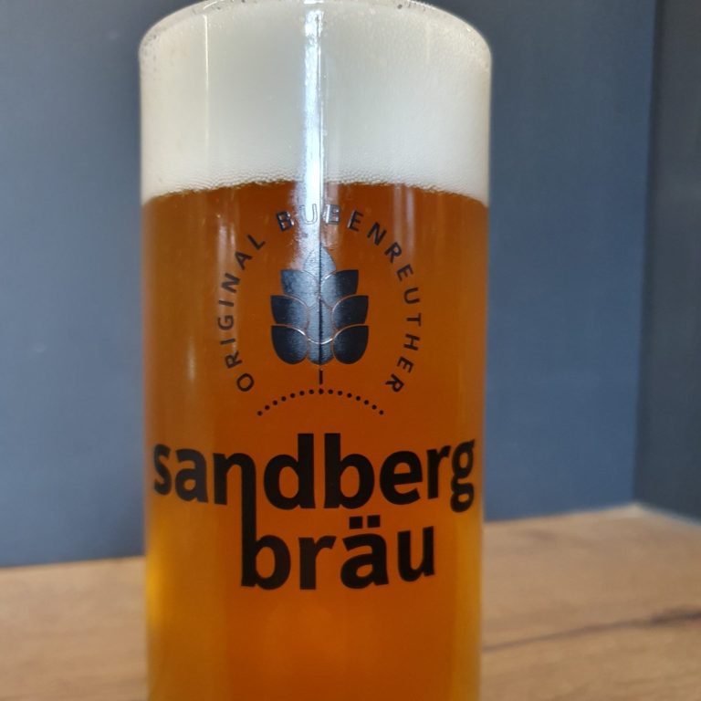 Werbefoto Saisonbier: Sandberg Bräu 35° Sommerbier